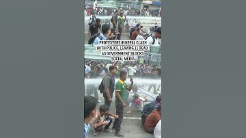 Protesters in Nepal clash with police, leaving 11 dead, as government blocks social media