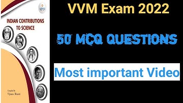 vvm mcq questions | Indian contribution to Science| #vvmmcq | vvm study material