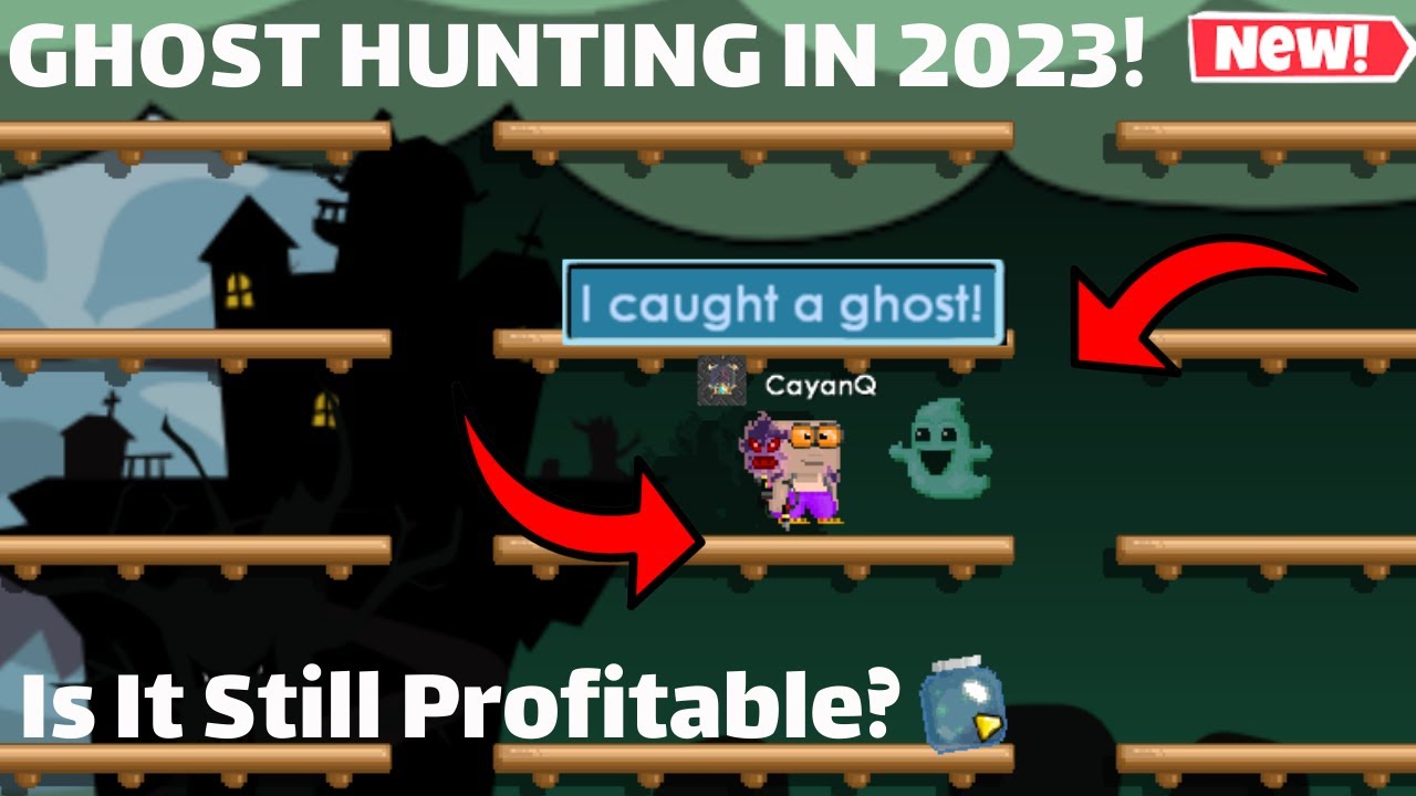 IS GHOST HUNTING IN GROWTOPIA PROFITABLE IN 2023! (7DL IN 24HR) 🤑🤑