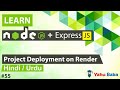 ExpressJS &amp; NodeJS Project Deployment Tutorial in Hindi / Urdu