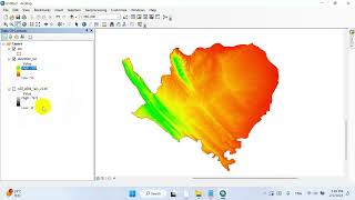 Creating Digital Elevation Map In Arcmap Using Srtm From Usgs Earth Explorer