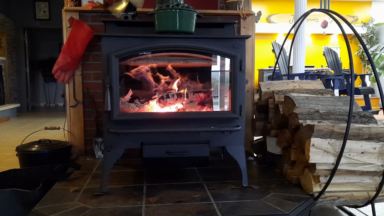 Lopi Freedom Wood Stove - YouTube