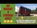 We bought a storage shed! Reseller storage solution! We bought a storage shed! Reseller storage solution!