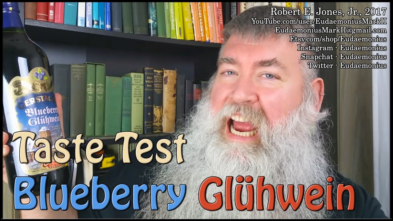 Taste Test - BLUEBERRY GLÜHWEIN From Germany - Day 17,364