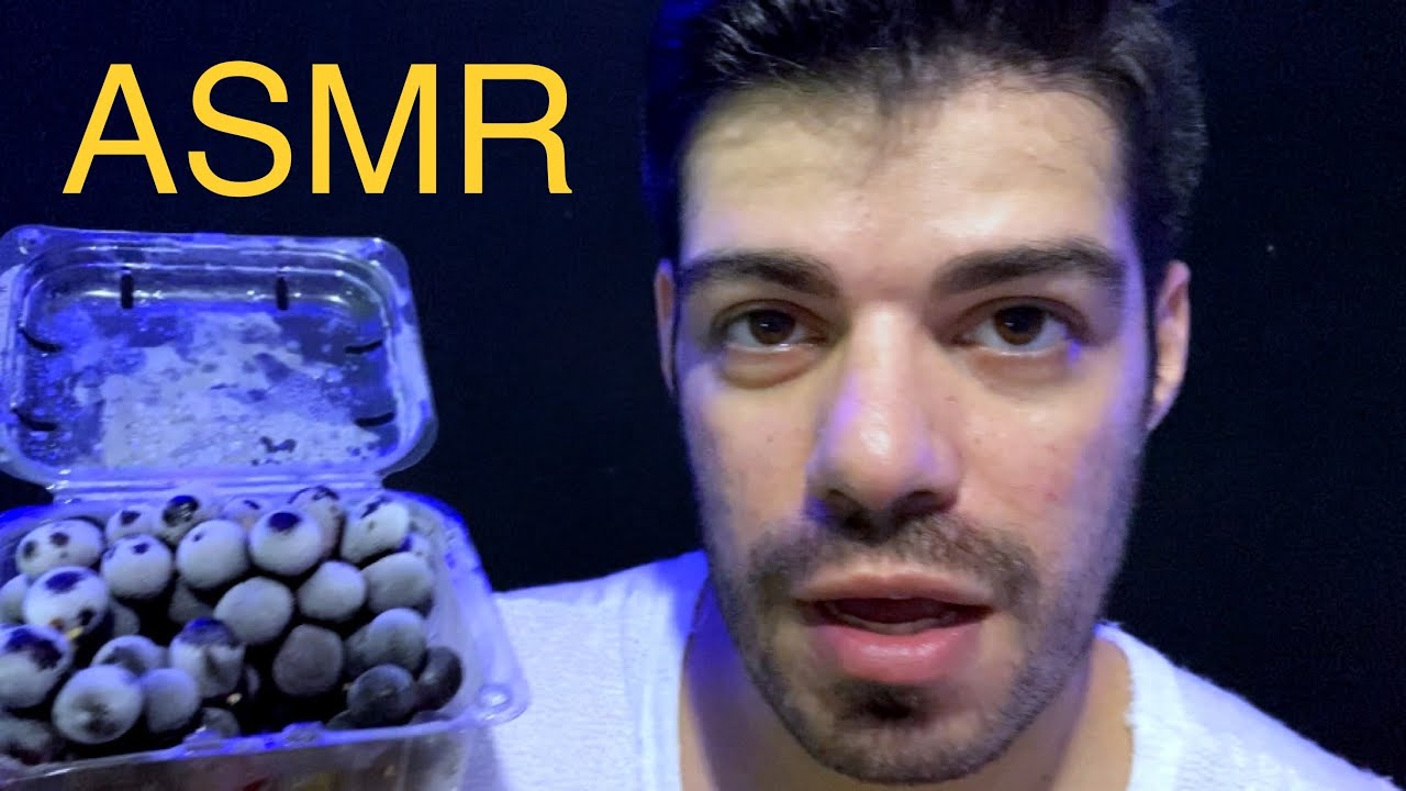 ASMR - COMENDO UVAS CONGELADAS / Será que ainda sei fazer ASMR? 🤔