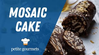 No Bake Chocolate Mosaic Cake Resimi