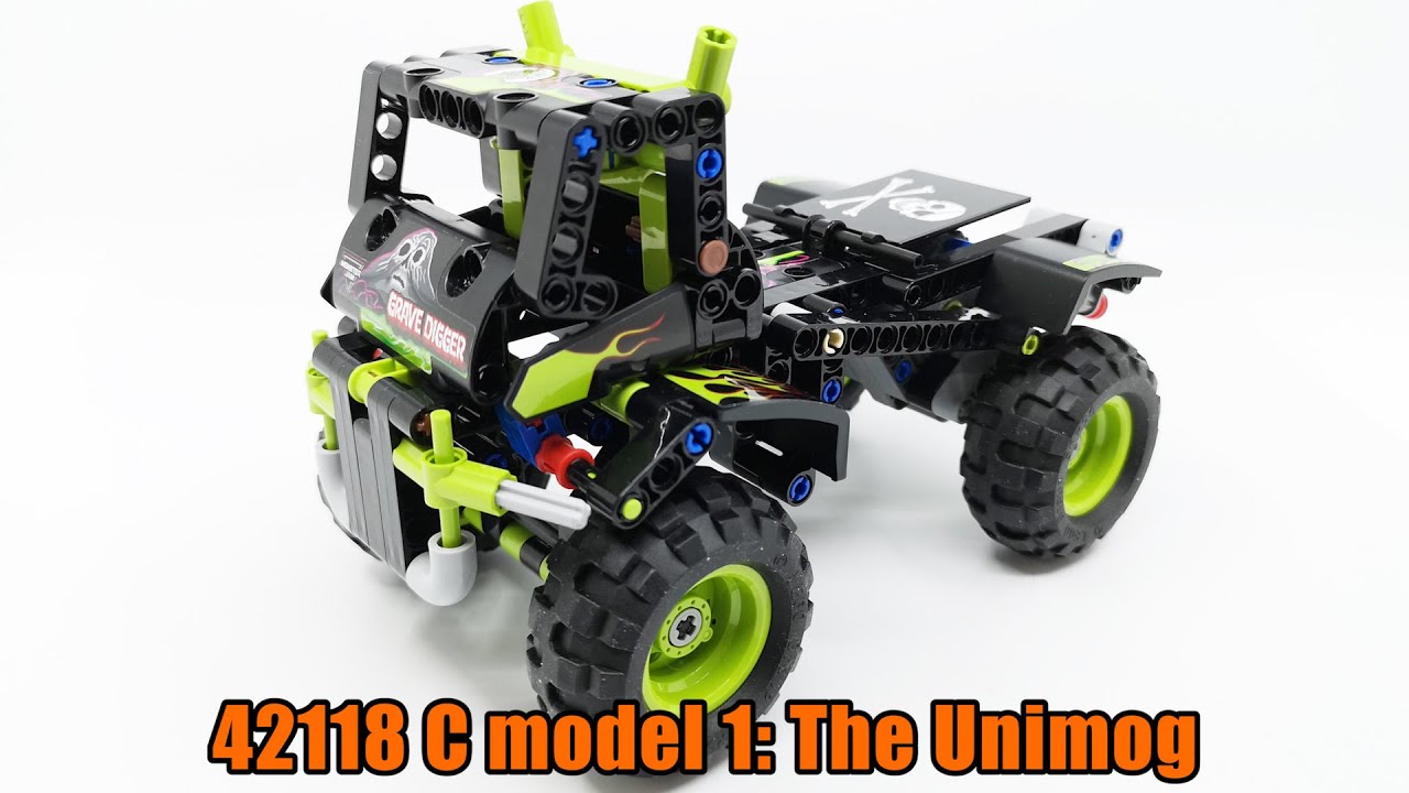 Grønthandler dannelse ørn 42118 Monster Jam® Grave Digger® C model 1: The Unimog - YouTube