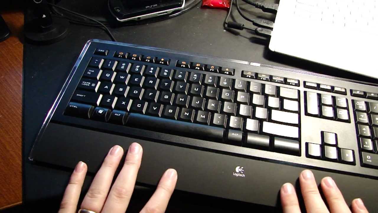 juicio salto Portavoz logitech illuminated keyboard review - YouTube