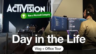 Day In The Life of a Front End Dev at Activision/Microsoft in LA  Vlog + Office Tour