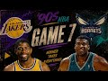 NBA 2K25 hornets vs lakers game 7