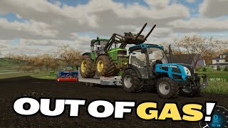 Out of gas? Time to improvise! - SHF Farming Simulator 22 Survival #20