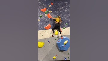 The messy process of projecting hard problems can lead to a neat send.  V6