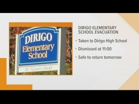 Dirigo Elementary School evacuated due to gas odor