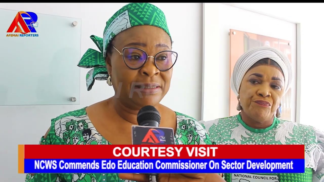 Национальный совет женских обществ высоко оценил работу комиссара по образованию штата Эдо по раз...