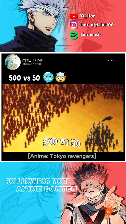 50 vs 500 [ toman vs kanto manji ] tokyo revengers S3 edit #anime #shorts