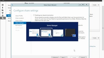 How to create and configure SMB Share on Windows server 2012 R2