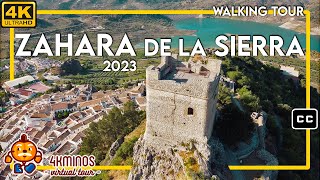 ZAHARA DE LA SIERRA | Cádiz | 4K UHD Walking Virtual Tour Spain 2023