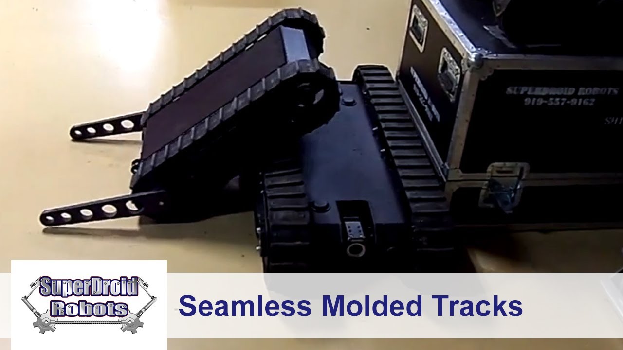 Seamless Molded Tracks Gen 4 at SuperDroid Robots 