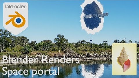 Blender Renders #68 - Space portal (June 2021)