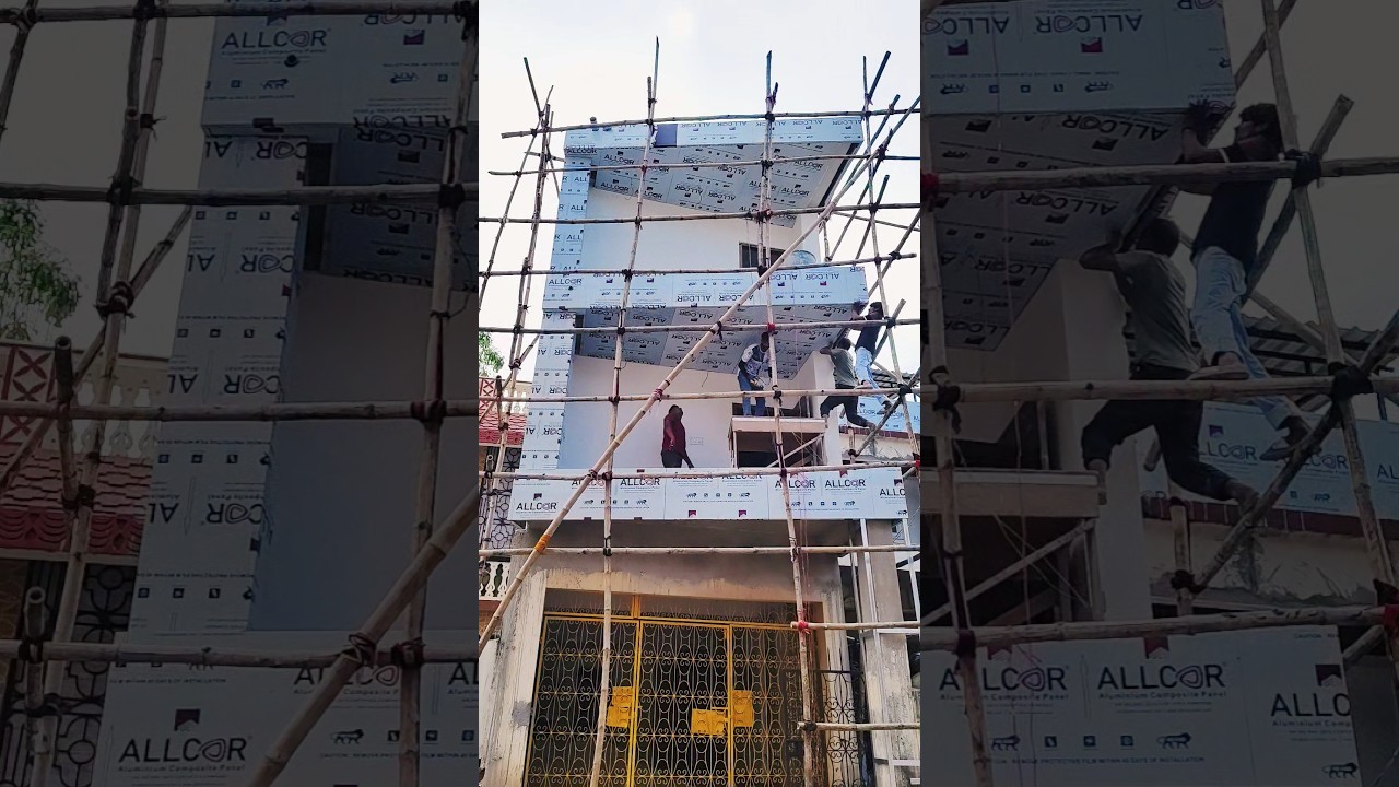 ACP CLADDING FASAD WORK | ALUMINIUM ACP SHEET | 