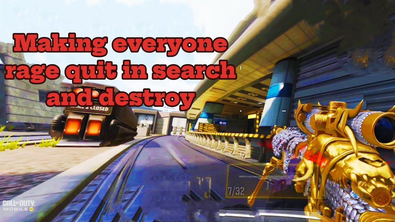 Codm Rage Gamer I made everyone RAGE QUIT in search and destroy CODM - YouTube