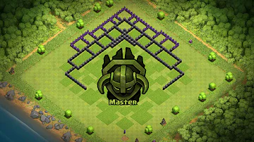 Clash of clans Th8 Farming base 2016 Anti everything-Trophy base