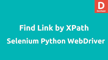 Python Selenium find Link by XPath