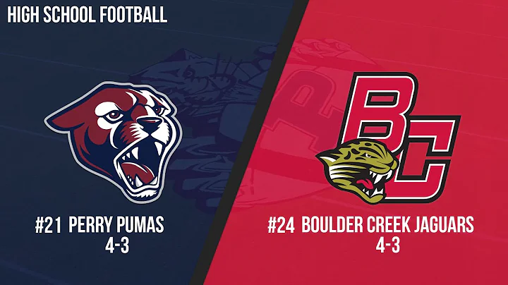 Perry Pumas Football vs The Boulder Creek Jaguars