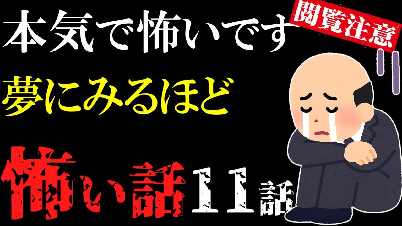 【怖い話総集編29】胸がえぐられます。夢に見るほど怖い話11話【閲覧注意】【作業用】【睡眠用】