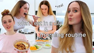 Real MORNING ROUTINE & What I Eat in a Day!