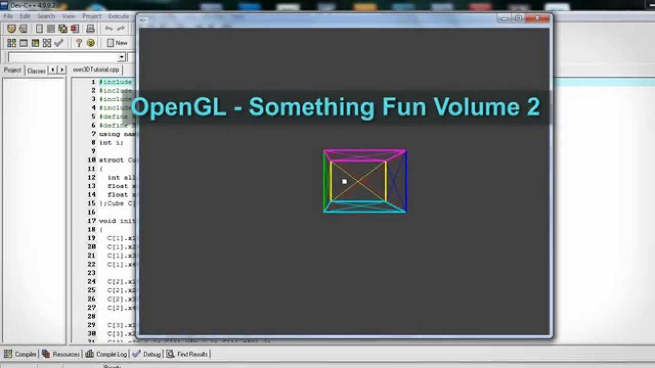 OpenGL Tutorial Make 3D Using Only 2D YouTube