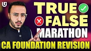 Accounting True U0026 False Marathon   Ca Foundation Sept 24jan 25  Ca Tejas Suchak cafoundation