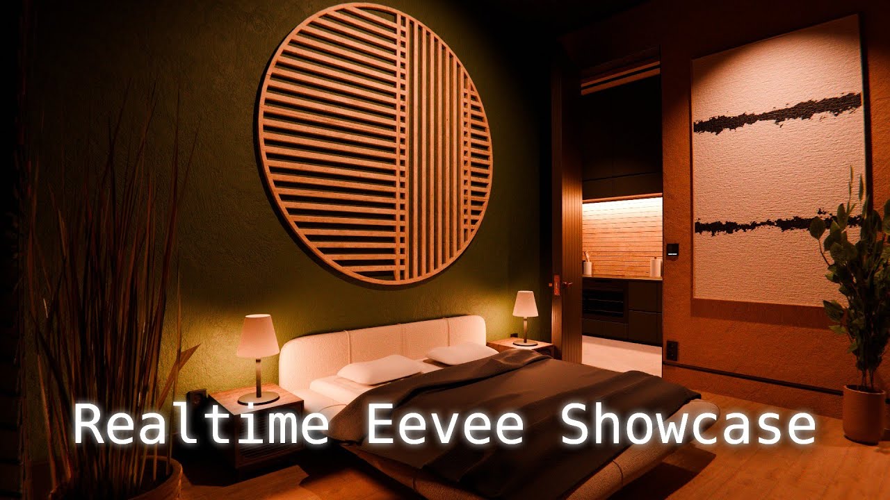 Blender Eevee Realtime Showcase | Modern Modular House 5