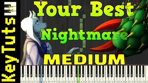 Learn to Play Your Best Nightmare from Undertale - Medium Mode
