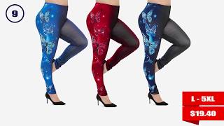 🌸🌸 9 beautiful Plus size Leggings curvy body [curvy fashion]