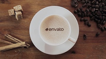 Coffee Brand Logo Intro Video - After Effects Template
