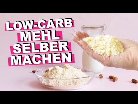 MANDELMEHL SELBER MACHEN, DIY Mandelmehl & Mandelmilch (Low-Carb Mehl, Brötchen Rezept)