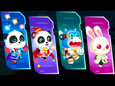 Little Pandau0027s Hero Battle Game | Gameplay Walkthrough Baby Panda | By Babybus Games Ep #4