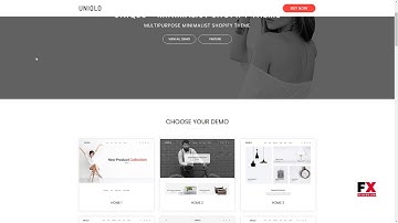 Uniqlo - Minimal eCommerce Shopify Theme        Cahya Deryck
