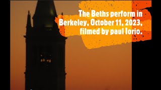 The Beths perform in Berkeley, October 11, 2023, filmed by paul iorio.