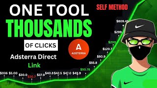 One Tool Get Thousands Of Clicks On Adsterra Direct Link | Earn $800+ | Self Click