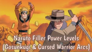 Naruto Filler Power Levels: Gosunkugi Capture Mission + Cursed Warrior Mission Arc