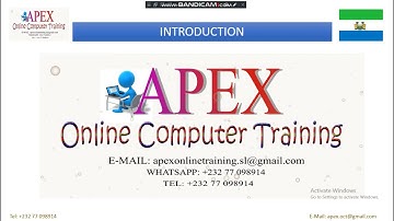 Apex Online Computer Training Introduction