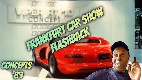Žvilgsnis į 1989 m. Frankfurto tarptautinę automobilių parodą