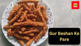 Gud Recipes | Gur Beshan Ke Pare | Gur Beshan Ka Sav | Jeggey Coated Snacks | Gur Recipes in Hindi