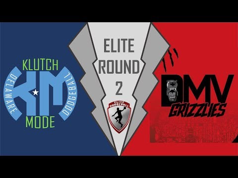 Klutch Mode vs DMV Grizzlies RR - Elite Dodgeball East Round 2