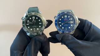 Omega Seamaster SMP 300 Green Unoboxing & Review 210.32.42.20.10.001 Seaweed