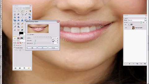 Lipgloss Tutorial on GIMP