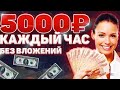ЗАРАБОТОК В ИНТЕРНЕТЕ 5000 РУБЛЕЙ В ЧАС на Телефоне мин Вложений! Как Заработать Деньги с Телефона