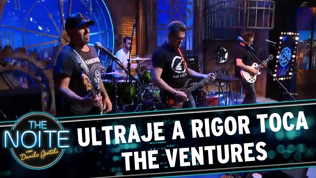 juliana salazar Ultraje A Rigor toca The Ventures | The Noite (19/04/17)